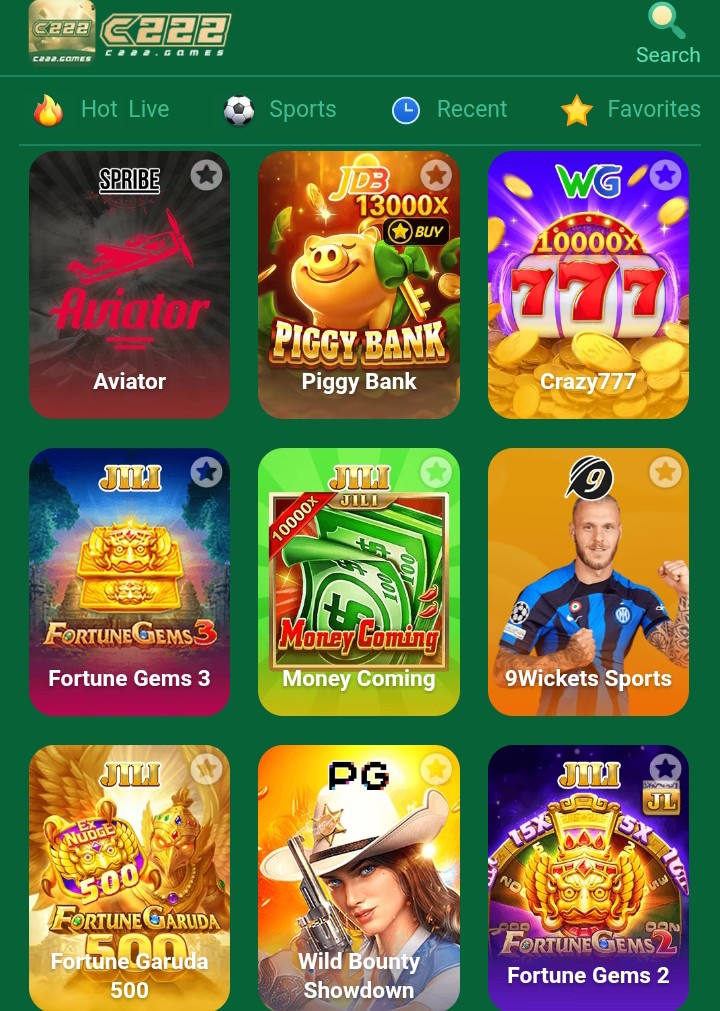 C222 Game APK features