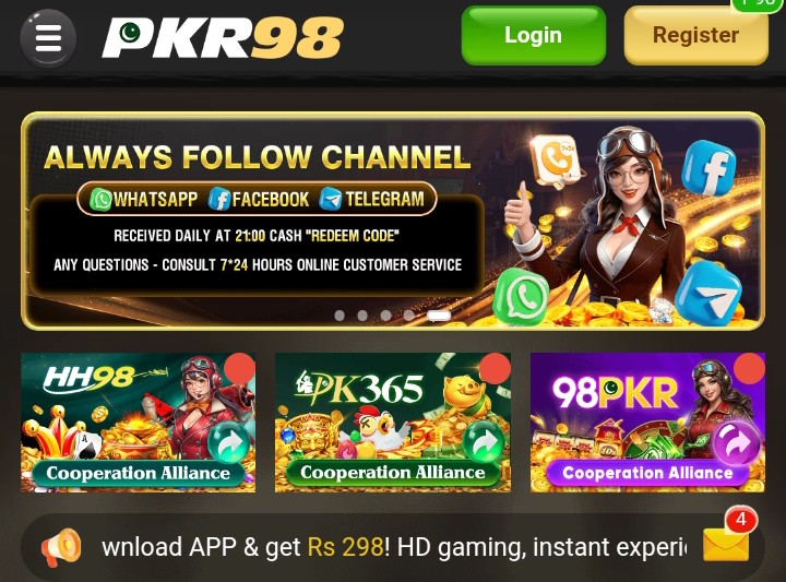 PKR98 Game 2026 APK and earning bonus