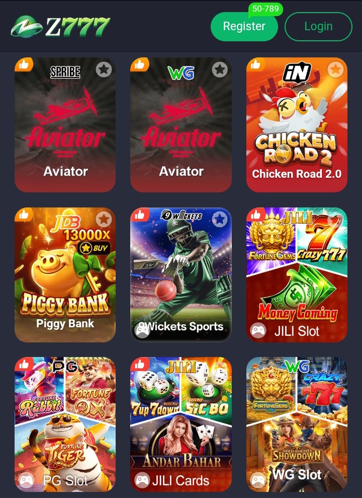 Z777 Game Features and Online Games